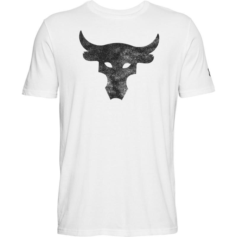 Men's Project Rock Brahma Bull Logo Short Sleeve 