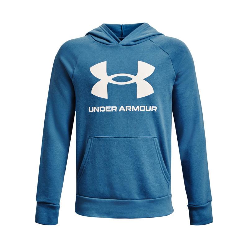Under Armour Boys' UA Rival Fleece Big Logo Hoodie