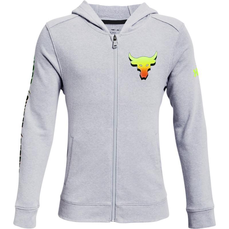 Under Armour Boys' Project Rock Terry Full Zip Hoodie 