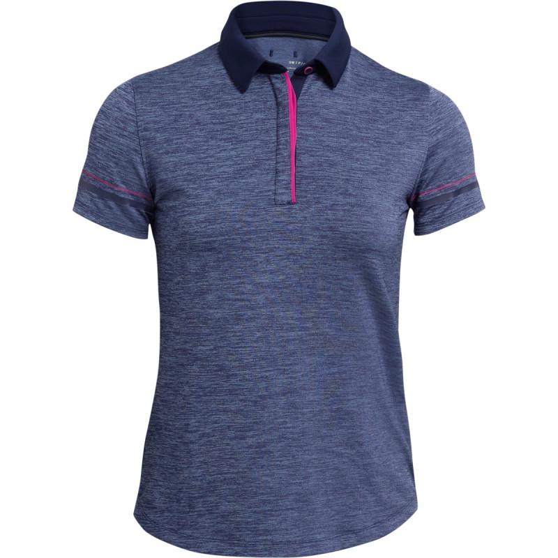 Under Armour Women's UA Zinger Heathered Short Sleeve Polo