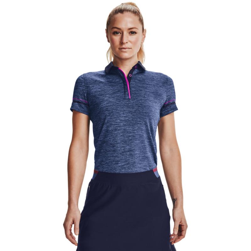 Under Armour Women's UA Zinger Heathered Short Sleeve Polo