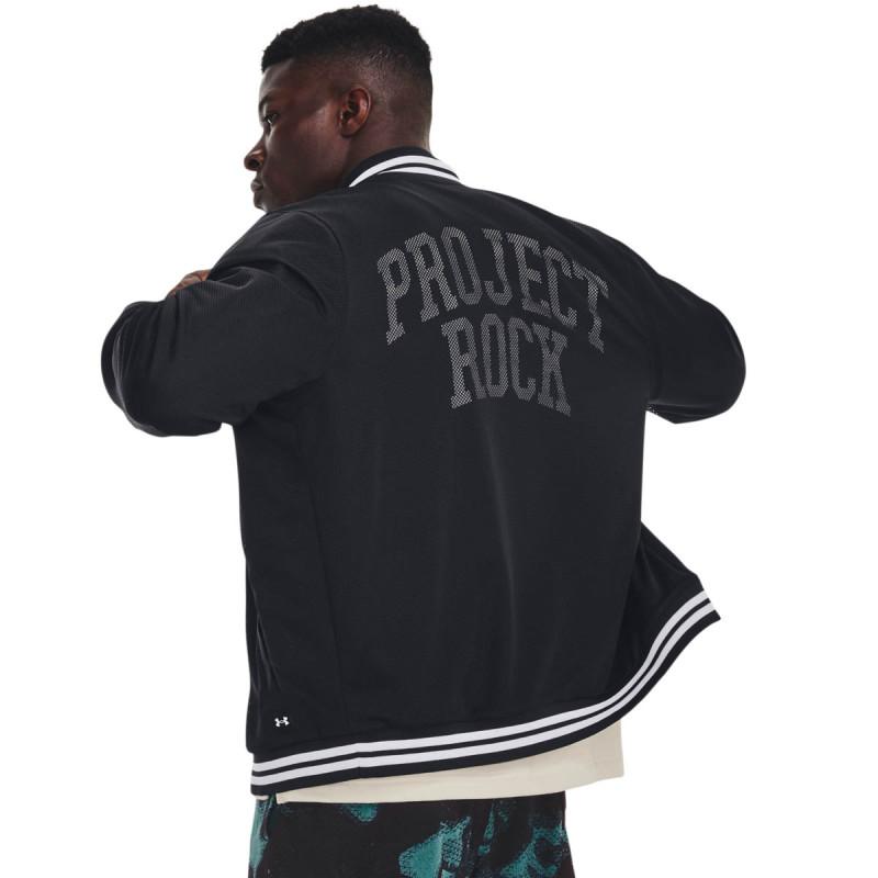 Under Armour Men's Project Rock Mesh Varsity Jacket