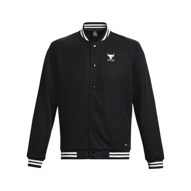 Under Armour Men's Project Rock Mesh Varsity Jacket