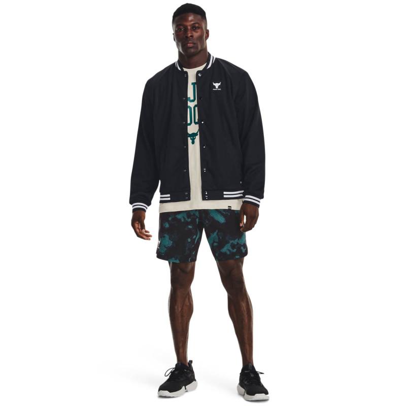 Under Armour Men's Project Rock Mesh Varsity Jacket