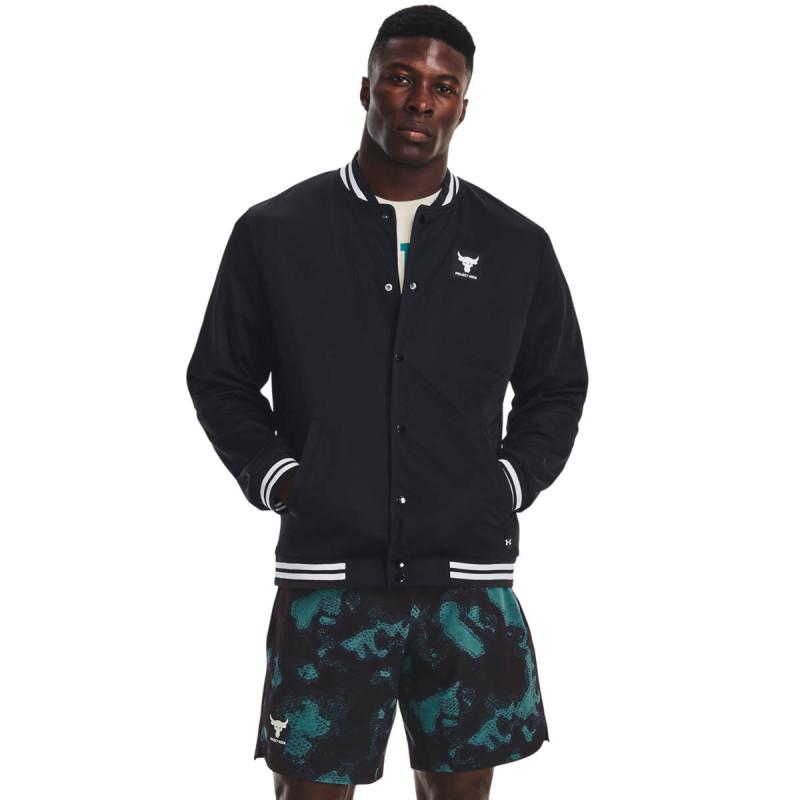 Under Armour Men's Project Rock Mesh Varsity Jacket