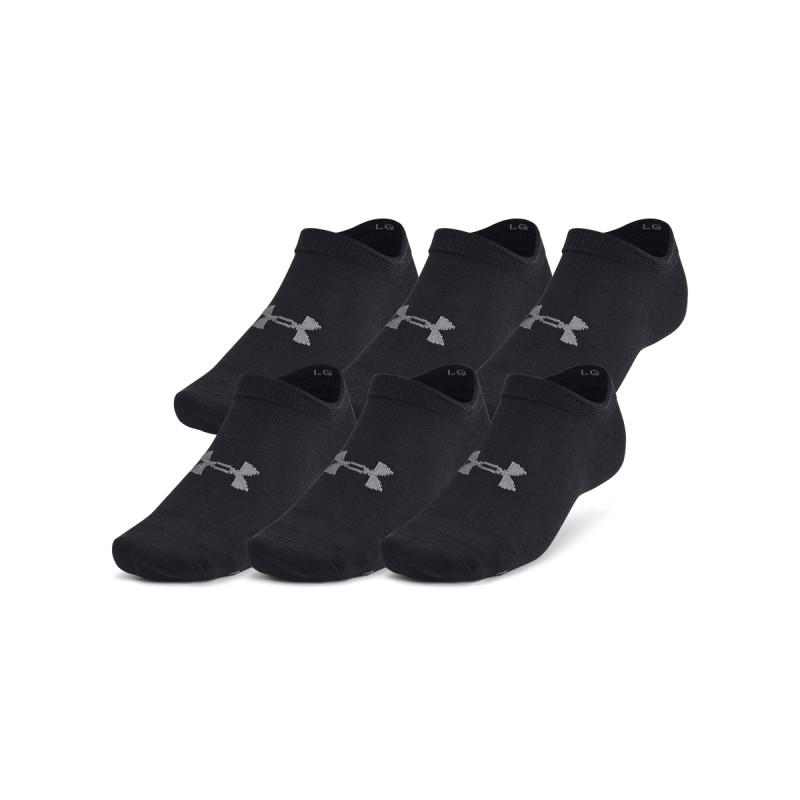 Under Armour Unisex UA Essential 6-Pack No-Show Socks 