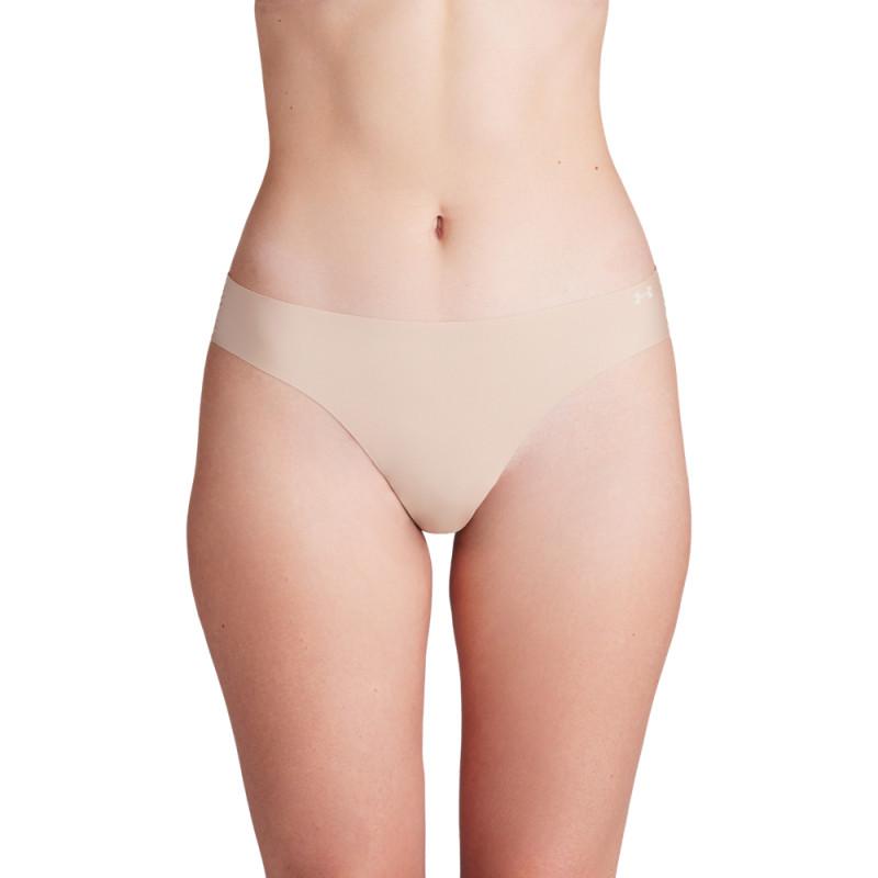 Under Armour UA Pure Stretch No Show Thong -Solid 3Pk 1 
