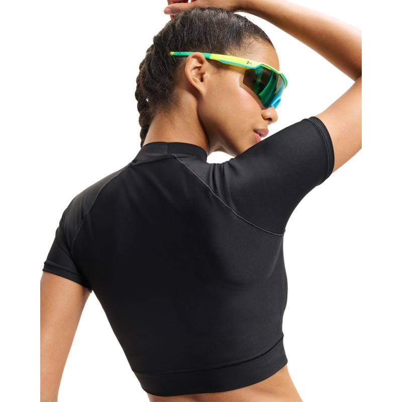 Under Armour HeatGear Crop Mock SS 1 